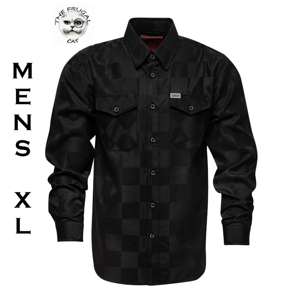 DIXXON FLANNEL - CHECKMATE Flannel Shirt Collab - Men's XL